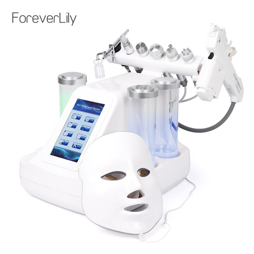 8 In 1 Hydra Dermabrasion RF BIO Light Spa Facial Machine Water Jet Hydro Diamond Peeling Microdermabrasion Beauty Device